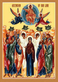 Icon: Ascension of Our Lord Jesus Christ May 5