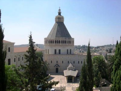 Basilica of the Annunciation in Nazareth